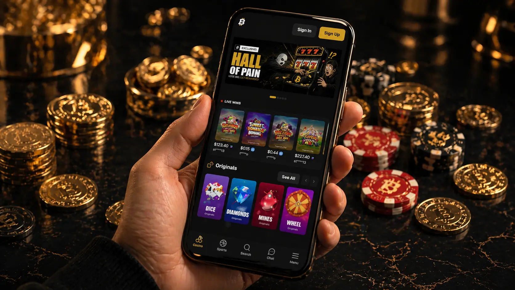 Bitfortune Mobile Version visual guide
